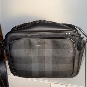 Burberry Men’s Paddy Check Crossbody Bag
